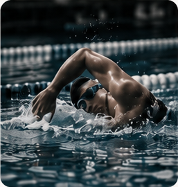 Schwimmsport-Motiv als Platzhalter
